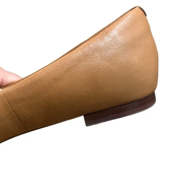 - CC Corso Como Tan Leather Julia Ballet Flat Almond Toe