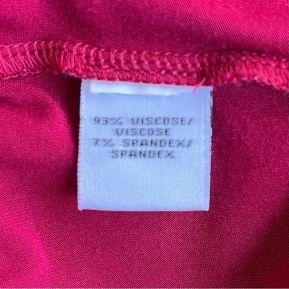 🔥 Diane Von Furstenberg Silk Round Neck 1/2 Sleeve Fuchsia Dress