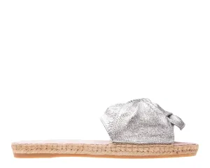- Flat Express shipping Angeles with Sandals Silver Knot Discounted delivery Los -