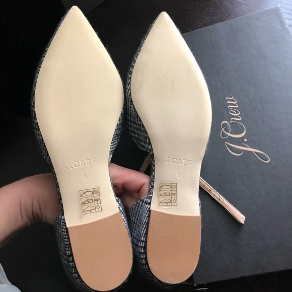 ⭐️ J. Crew Sadie Cross Strap Pointy Toe Flat