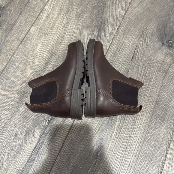 • Jacadi Paris • Toddler Chelsea Leather Boots Dark Brown 25 / US 8.5
