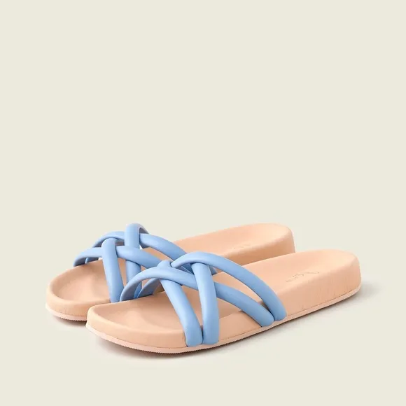 🆕 {J.CREW} Pacific Cushy Leather Strap Sandals
