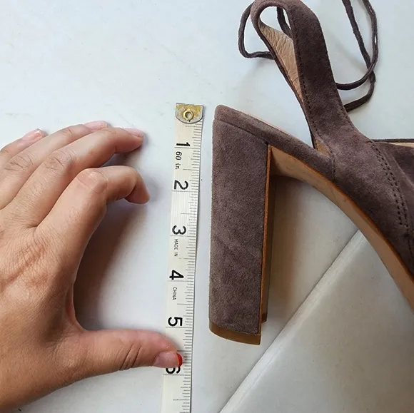 🌸 Madewell | Suede Ankle Strap Sandals, 10