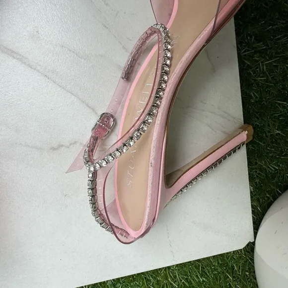 - Stuart WeitzmanGlam 100 Strap Pumps Color: Pink/Clear size 7
