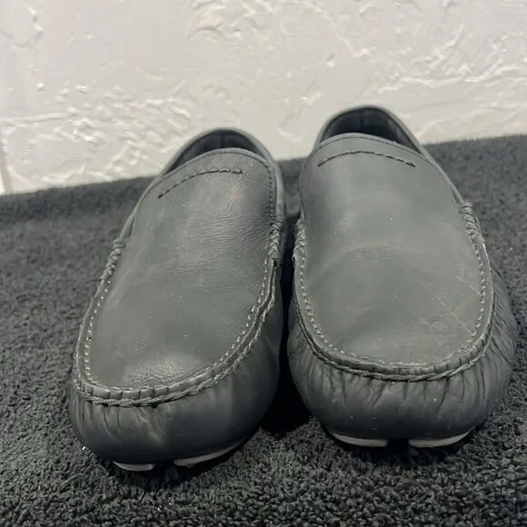 🔥🔥 UGG Australia UGG HENRICK Black  DRIVING Loafer SHOES Men Sz 10/10.5 - EUC