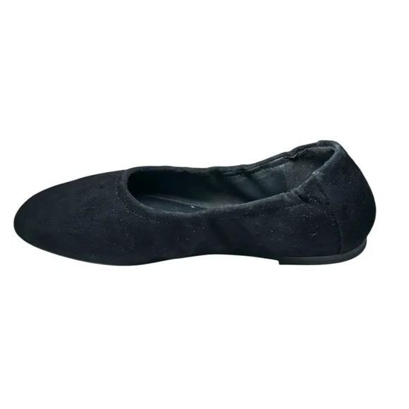 $195 Eileen Fisher Pond Flats 7 MOST BEAUTIFUL BALLET FLATS EVER Black Soft NIB