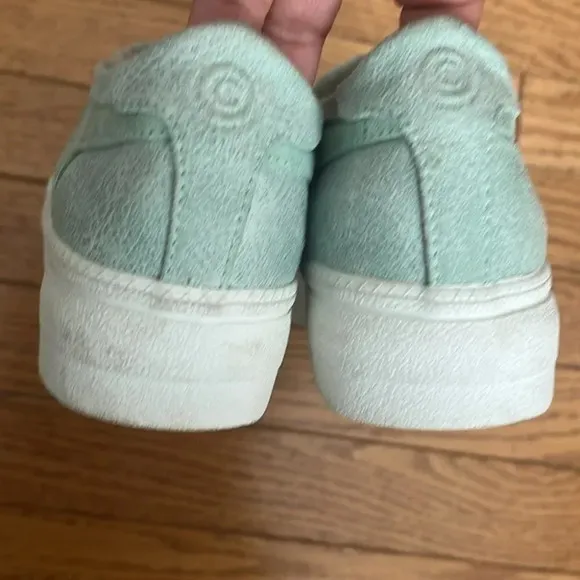 [38/8-8.5]Colmar Original Green Slip In Platform Sneakers