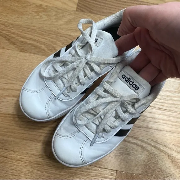 Adidas All Star Sneakers 12.5 Kids Black Low Top Youth