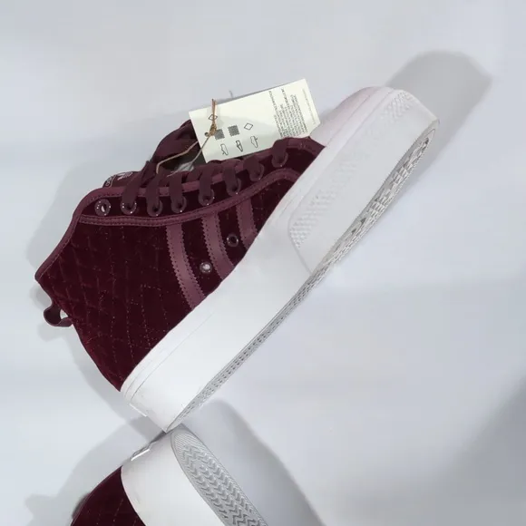 Adidas Burgundy Sneakers