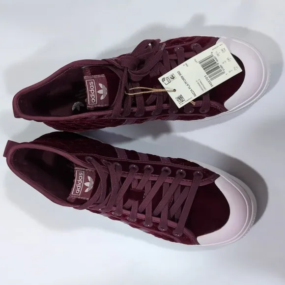 Adidas Burgundy Sneakers