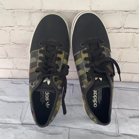 Adidas camouflage sneakers size 8.5