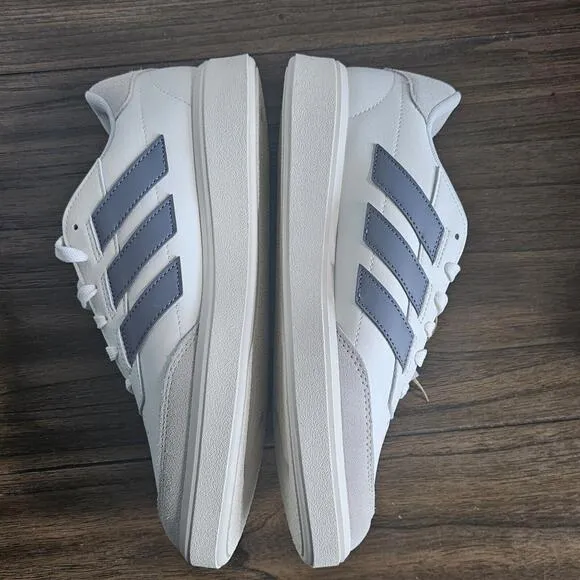 Adidas  Court block Athletic Low Top Sneakers White/Gray IF6506 Men's 8.5