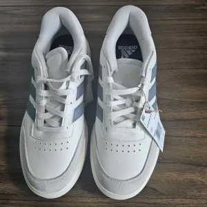 Adidas  Court block Athletic Low Top Sneakers White/Gray IF6506 Men's 8.5