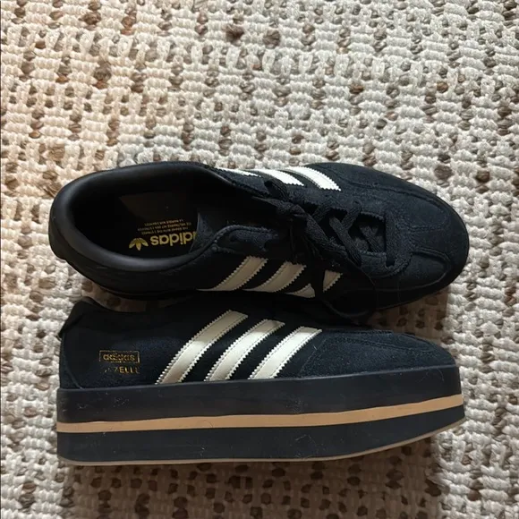 Adidas gazelle stack platform sneaker