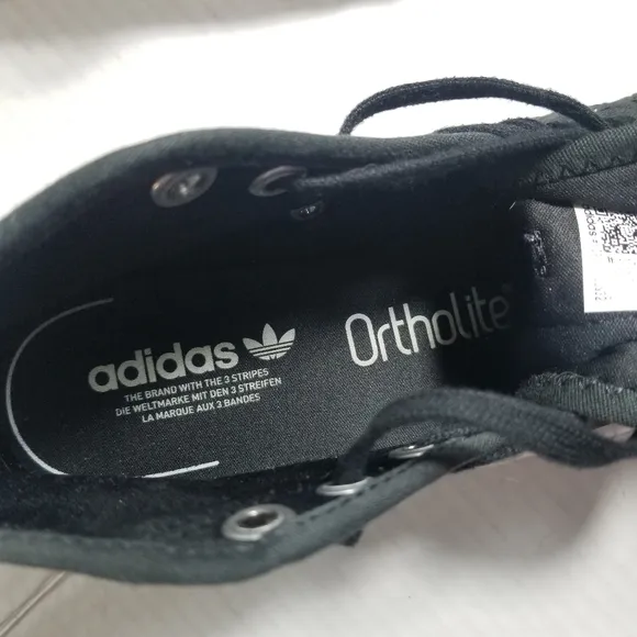 ADIDAS GIRL'S NIZZA ORTHOLITE PLATFORM SNEAKERS SIZE 4