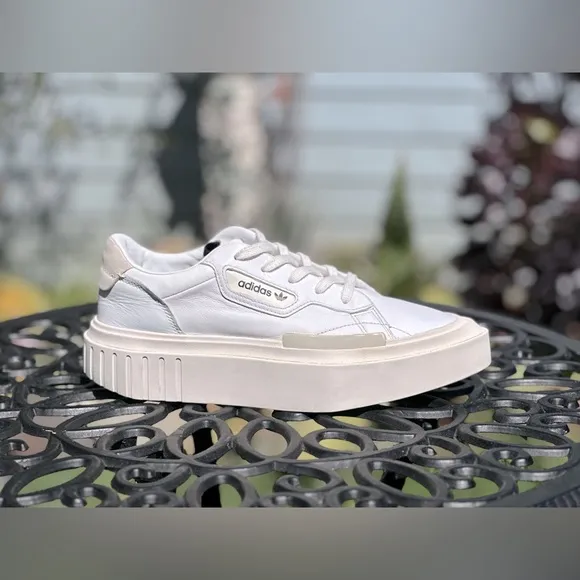 Adidas — HyperSleek Cloud White Sneakers