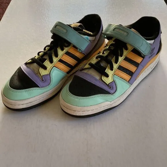 ADIDAS Men’s Multi Color Low Top Sneakers Size 8