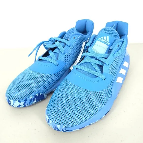 Adidas Men's Pro Bounce 2019 Low Light Blue Basketball Sneakers Size 13 NWT