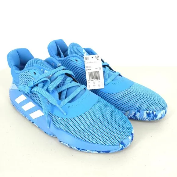 Adidas Men's Pro Bounce 2019 Low Light Blue Basketball Sneakers Size 13 NWT
