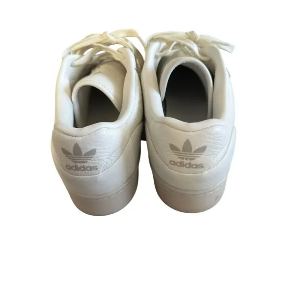 ADIDAS Men’s Rivalry Low Lux White Leather Sneakers Size 12