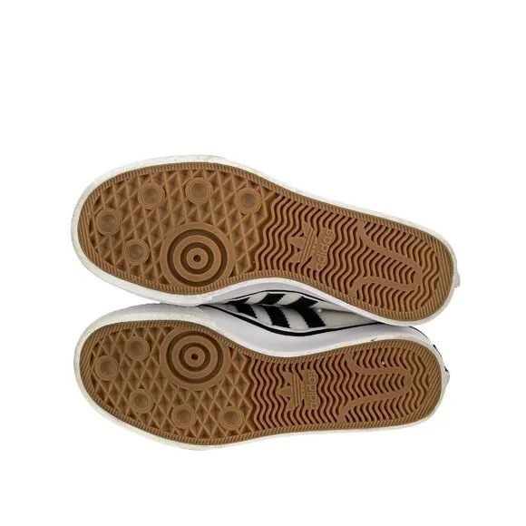 Adidas Nizza J EF5140 Kids Unisex White Lace Up Low Top Sneakers Size 7