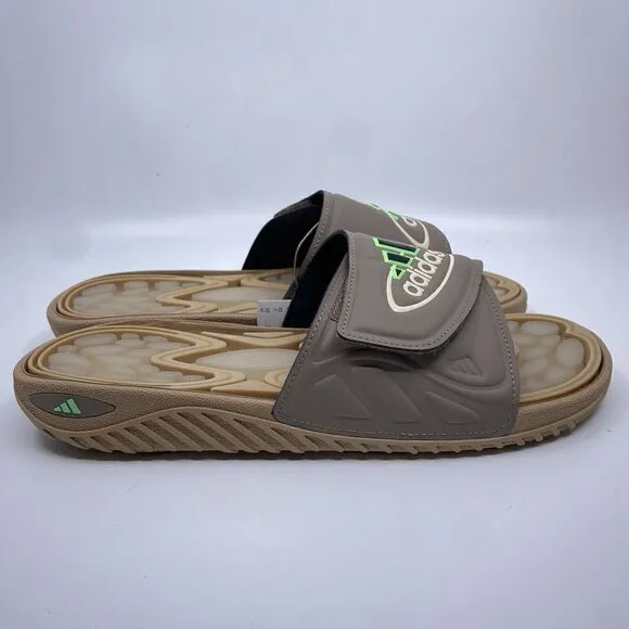 Adidas Originals Reptossage Slide Men's Size 10 Brown Tan Slip On Sandals GY4552
