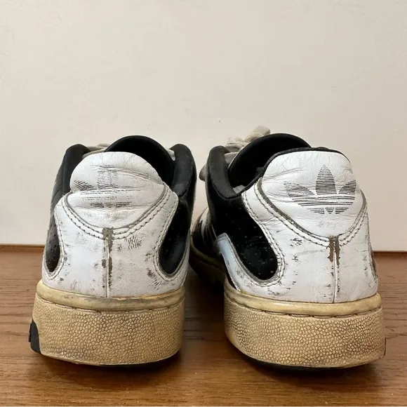 Adidas Skyhook 2003 Kareem Abdul Jabbar Low Top Sneakers Sz 10 Blk/Wht Originals