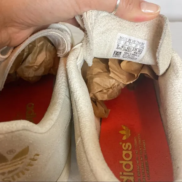 Adidas Stan Smith suede low top sneakers