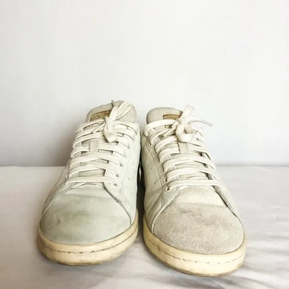 Adidas Stan Smith suede low top sneakers