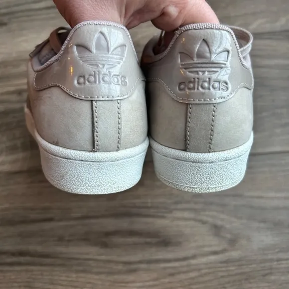 Adidas Superstar 'Grey Suede' Low Top Sneakers | 8