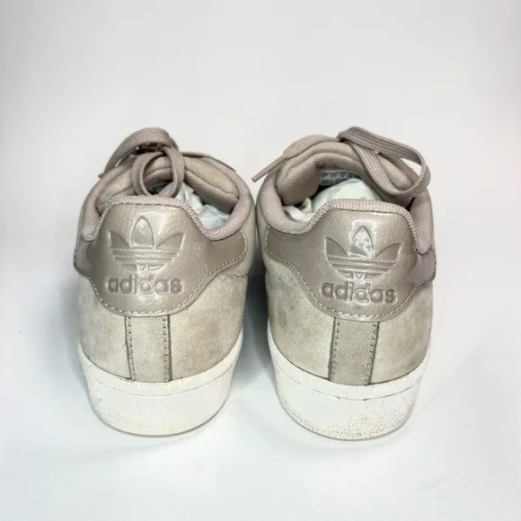 Adidas Superstar 'Grey Suede' Low Top Sneakers | 8