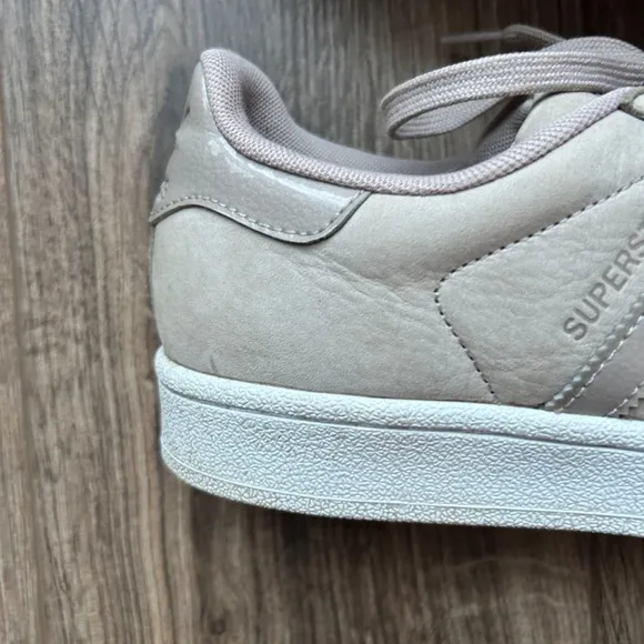 Adidas Superstar 'Grey Suede' Low Top Sneakers | 8