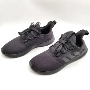 adidas Women Cloudfoam Pure Sneakers Size 6.5 Black Low Top