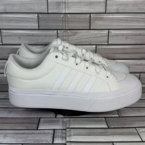 Adidas Women's White Bravada 2.0 Platform Sneakers Shoe Size 10.5-NEW