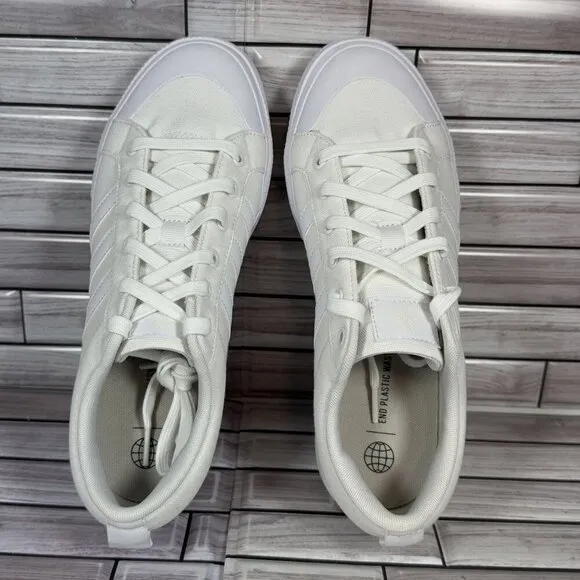Adidas Women's White Bravada 2.0 Platform Sneakers Shoe Size 10.5-NEW