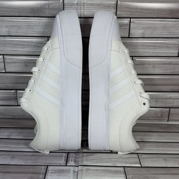 Adidas Women's White Bravada 2.0 Platform Sneakers Shoe Size 10.5-NEW
