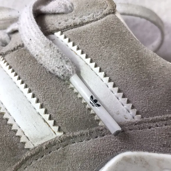 Adidas x Alexander Wang b-ball soccer grey suede leather low top sneakers 7