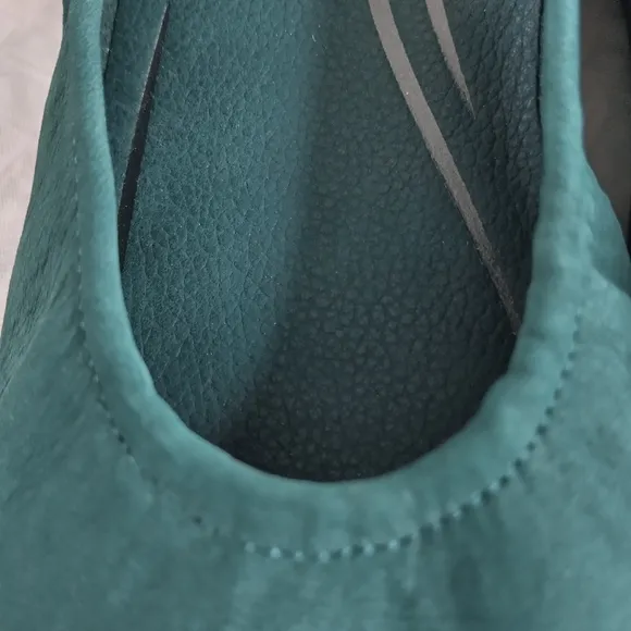 Aetrex Brianna dark teal Ballet Flats with Minimalist Design 8.5 new