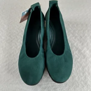 Aetrex Brianna dark teal Ballet Flats with Minimalist Design 8.5 new
