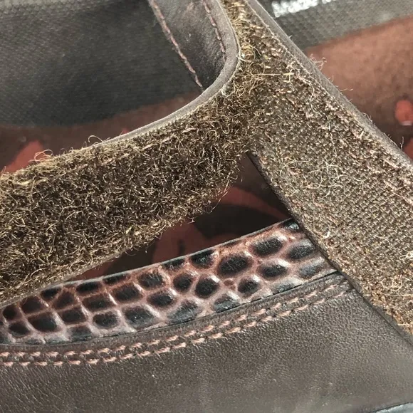 AETREX Julia Croc Print Mary Jane flats size 9W