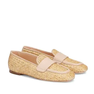 AGL Sheryl Raffia Loafers
