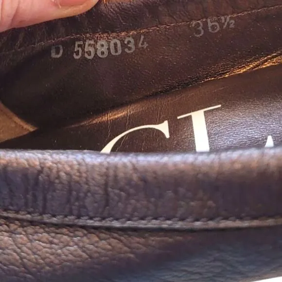 AGL Brown Metallic Formal Ballet Flats Size 6.5