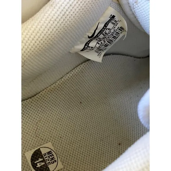 Air Force White on White 2011 Low Top Sneakers sz 14