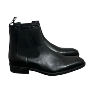 Aldo Chelsea Boots Black Leather Mens Size 11 Biondi-r Pull On
