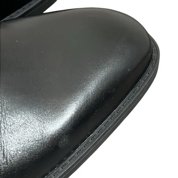Aldo Chelsea Boots Black Leather Mens Size 11 Biondi-r Pull On