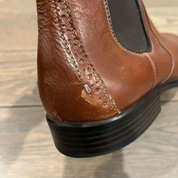 Aldo Men's Brown Leather Hendrick Chelsea Boots Size 10