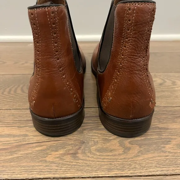Aldo Men's Brown Leather Hendrick Chelsea Boots Size 10