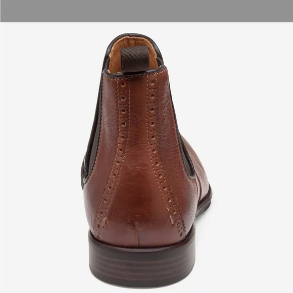 Aldo Men's Brown Leather Hendrick Chelsea Boots Size 10