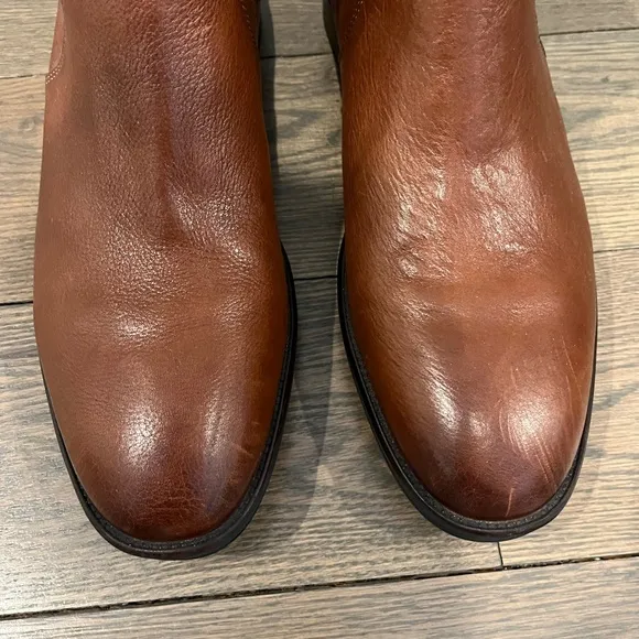 Aldo Men's Brown Leather Hendrick Chelsea Boots Size 10