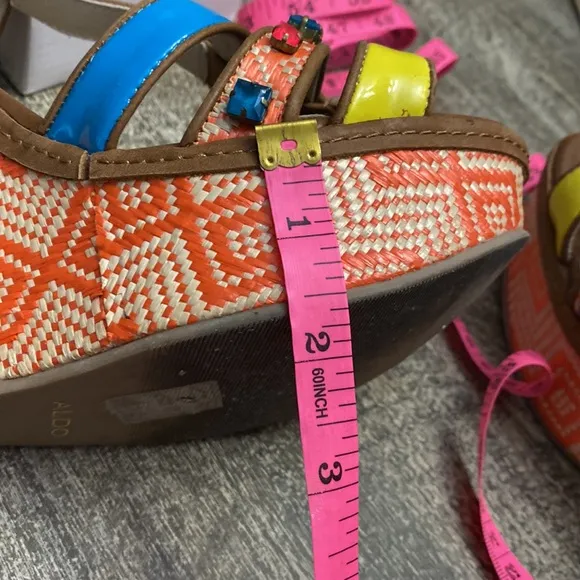 Aldo wedges ReVa beautiful summer colors stand out in these sexy sandals